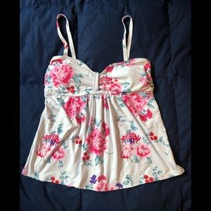 HALF OFF SALE! Beautiful Floral Tanikini Top Sz 12